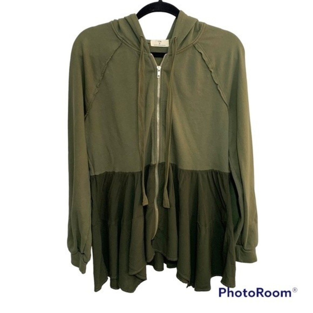 T.La for Anthropologie Lavande Tunic Hoodie